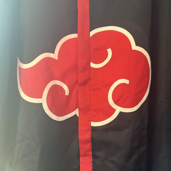 Zipper Down Akatsuki Robe - Picture 3 of 6